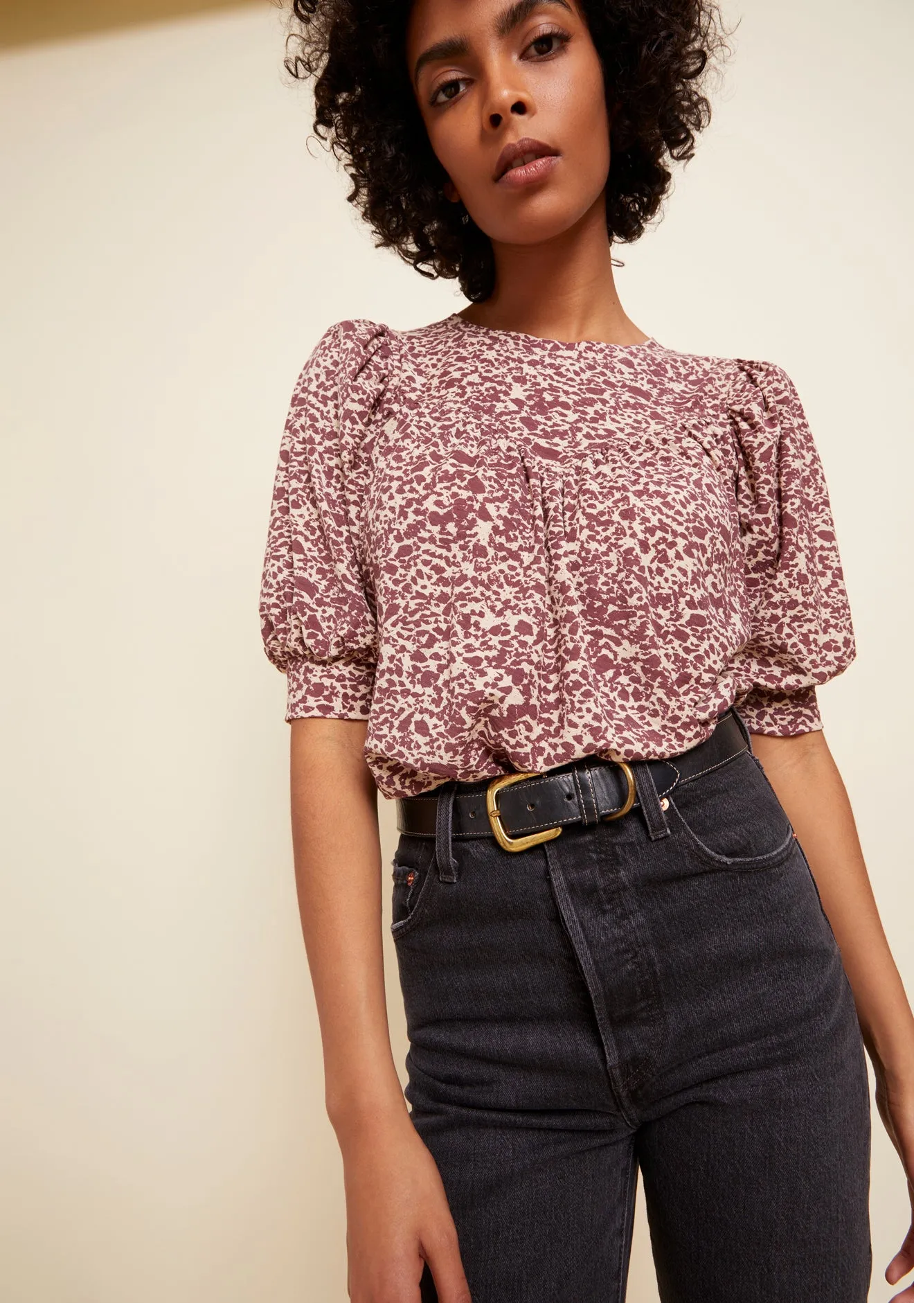 Nation LTD - Journey Feminine Yoke Tee - Masquerade sold by Jessie Boutique