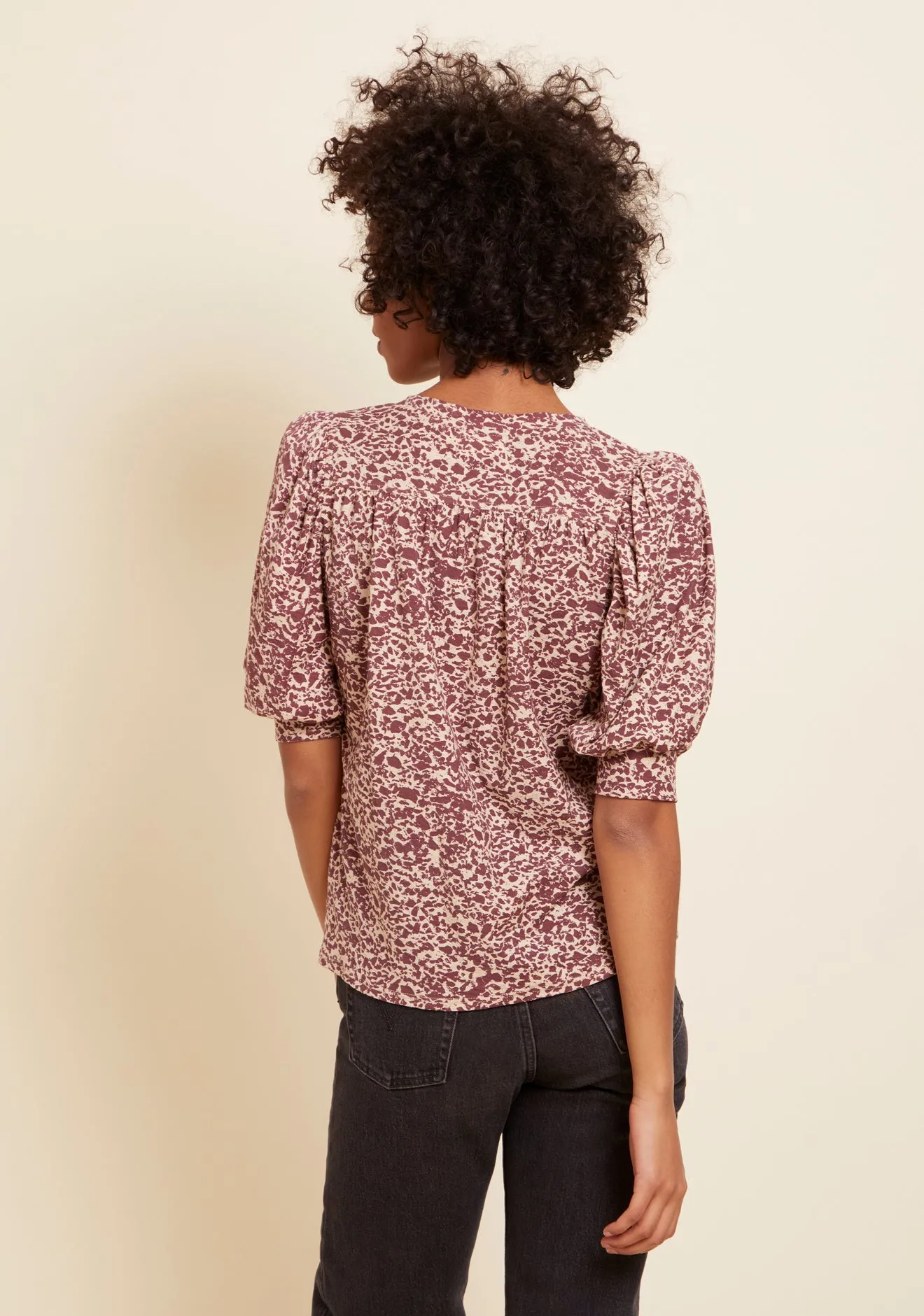 Nation LTD - Journey Feminine Yoke Tee - Masquerade sold by Jessie Boutique product image thumbnail 3