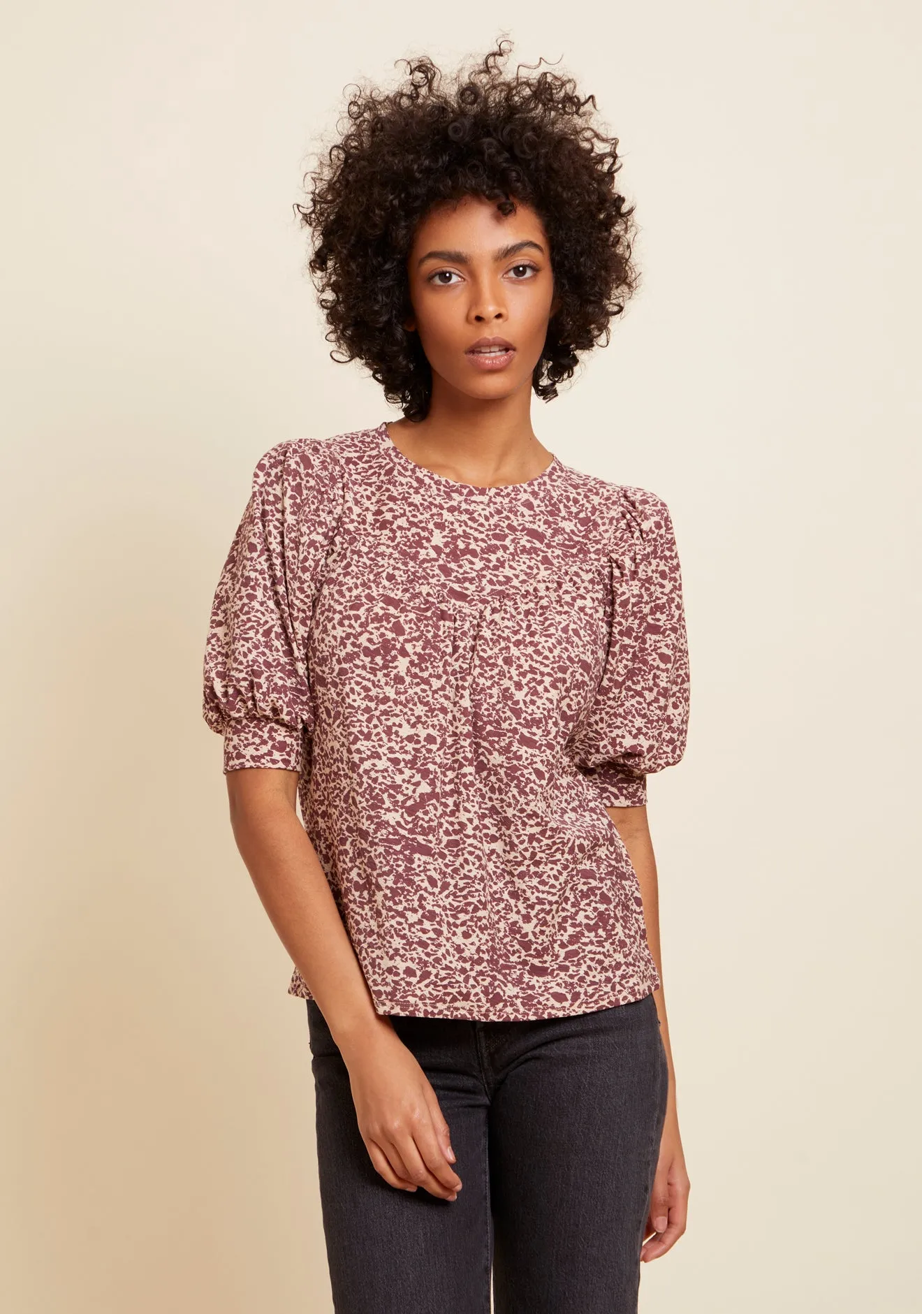 Nation LTD - Journey Feminine Yoke Tee - Masquerade sold by Jessie Boutique product image thumbnail 2