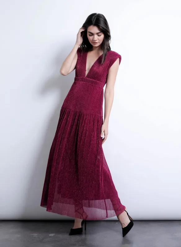 Karina Grimaldi - Mernet Midi Dress - Hot Pink sold by Jessie Boutique