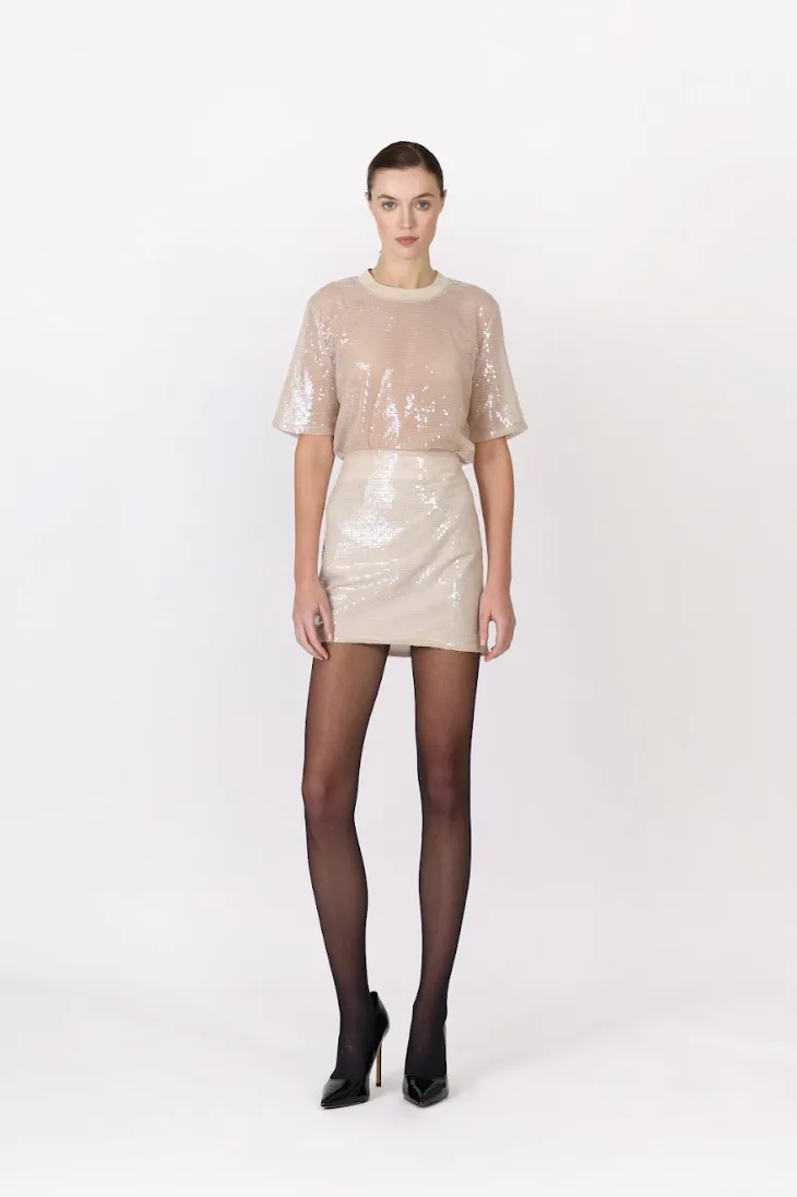 Nonchalant - Valerie Skirt - Blush sold by Jessie Boutique