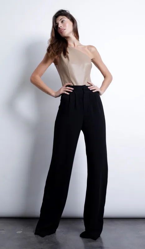 Karina Grimaldi - Crisanta Bodysuit - Mocha sold by Jessie Boutique