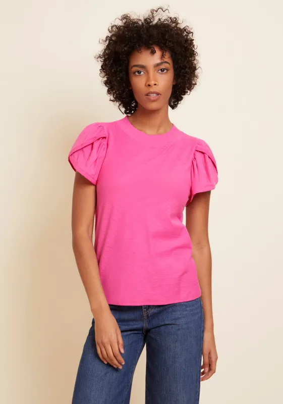 Nation LTD - Kennedy Contrast Tulip Sleeve - Girl Crush sold by Jessie Boutique