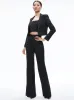 Alice + Olivia - Breslin Corset Top - Black Pinstripe sold by Jessie Boutique