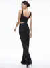Alice + Olivia - Breslin Corset Top - Black Pinstripe sold by Jessie Boutique