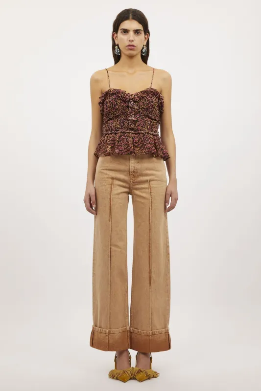 Ulla Johnson - Della Top - Peridot sold by Jessie Boutique