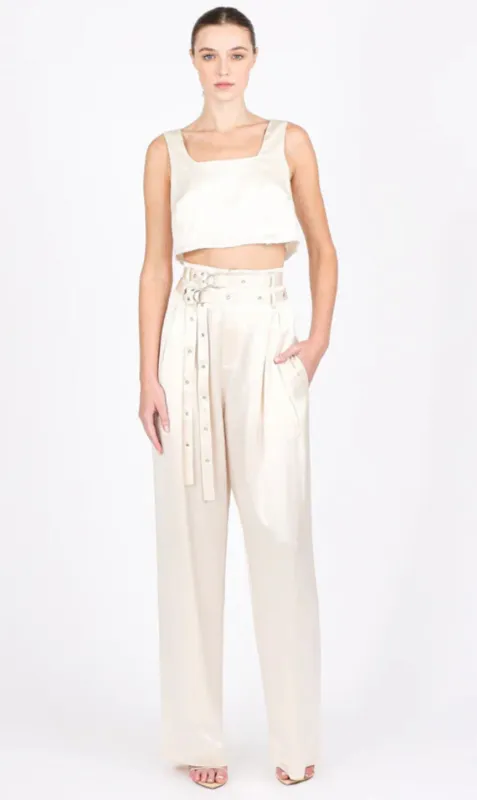 Nonchalant - Rhett Pant - Champagne sold by Jessie Boutique
