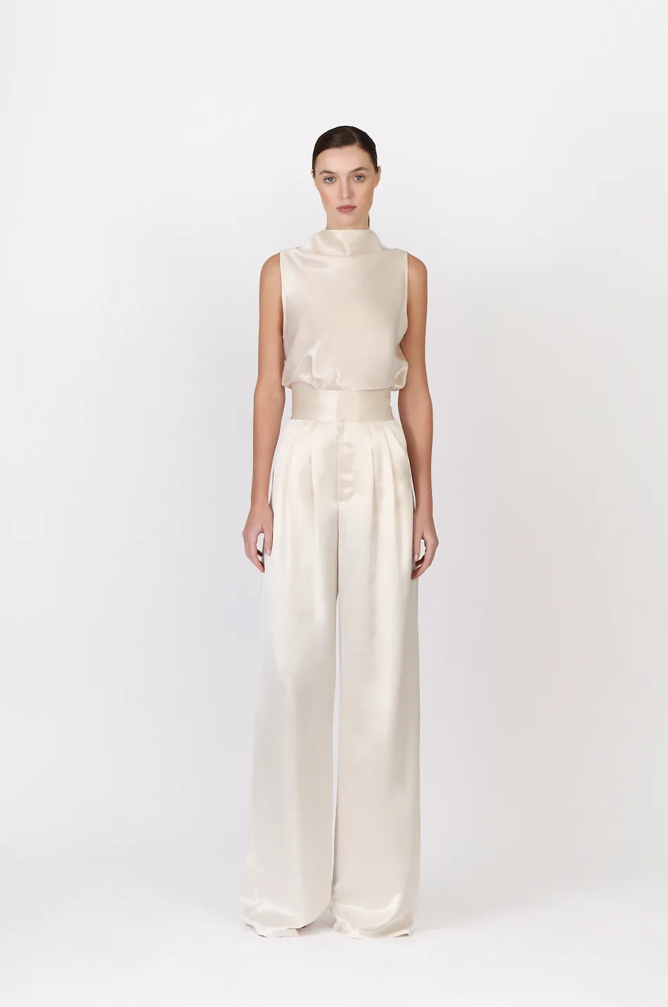 Nonchalant - Mona Pant - Champagne sold by Jessie Boutique