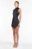 Amanda Uprichard - Marshall Silk Dress - Black sold by Jessie Boutique
