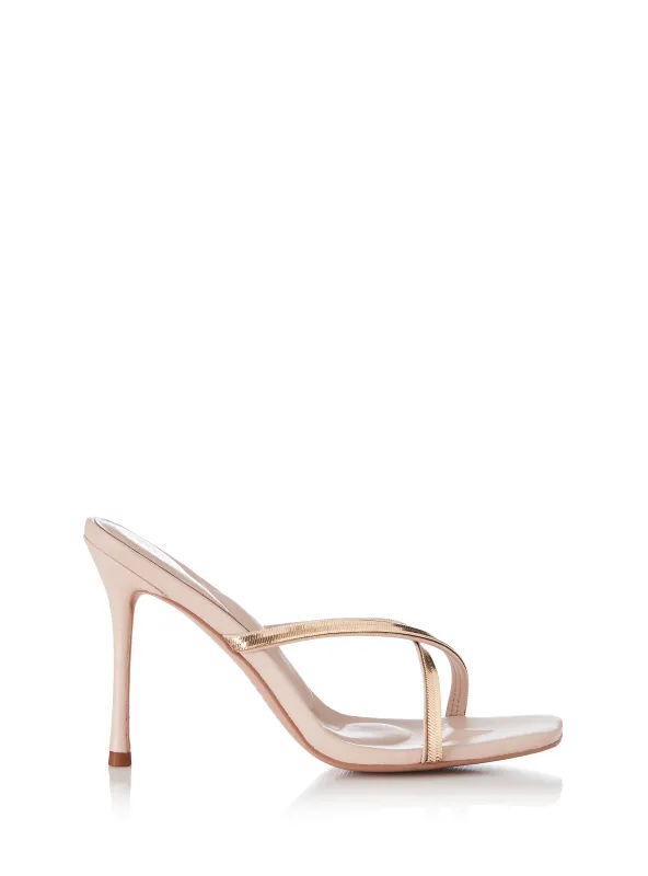 Alias Mae - Mira Heel - Natural Leather made by Alias Mae