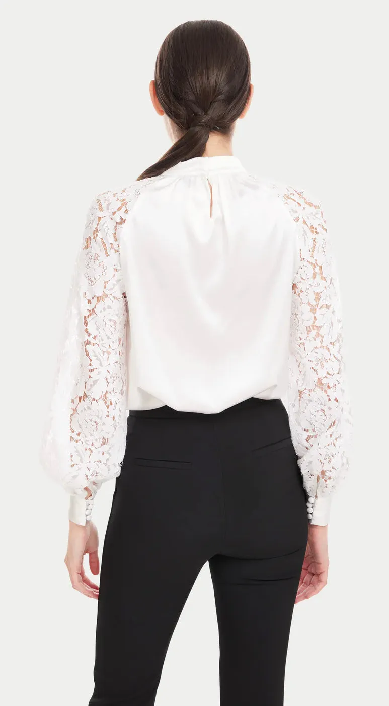 Generation Love - Hartley Lace Sleeve Blouse - White sold by Jessie Boutique product image thumbnail 2