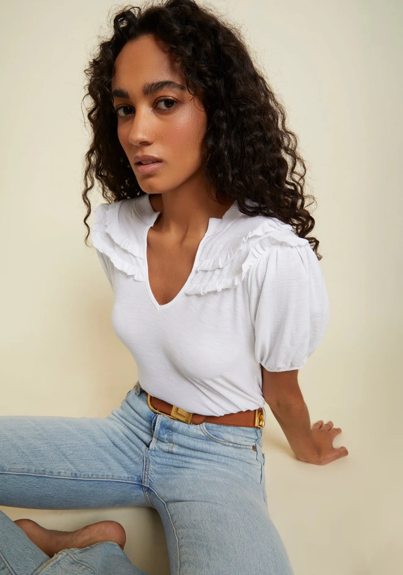 Nation LTD - Judith Tee - White sold by Jessie Boutique product image thumbnail 3