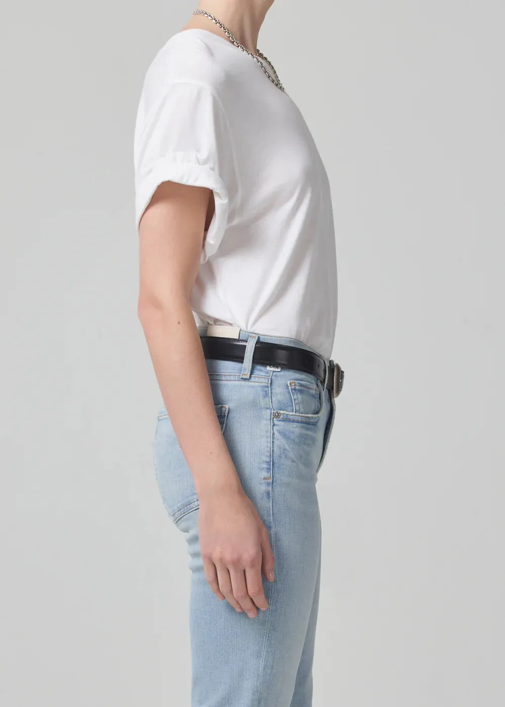 Citizens of Humanity - Lupita Tee - White sold by Jessie Boutique product image thumbnail 3