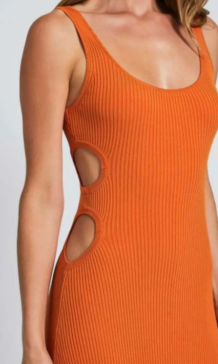 Devon Windsor - Avani Dress - Tangerine sold by Jessie Boutique product image thumbnail 5