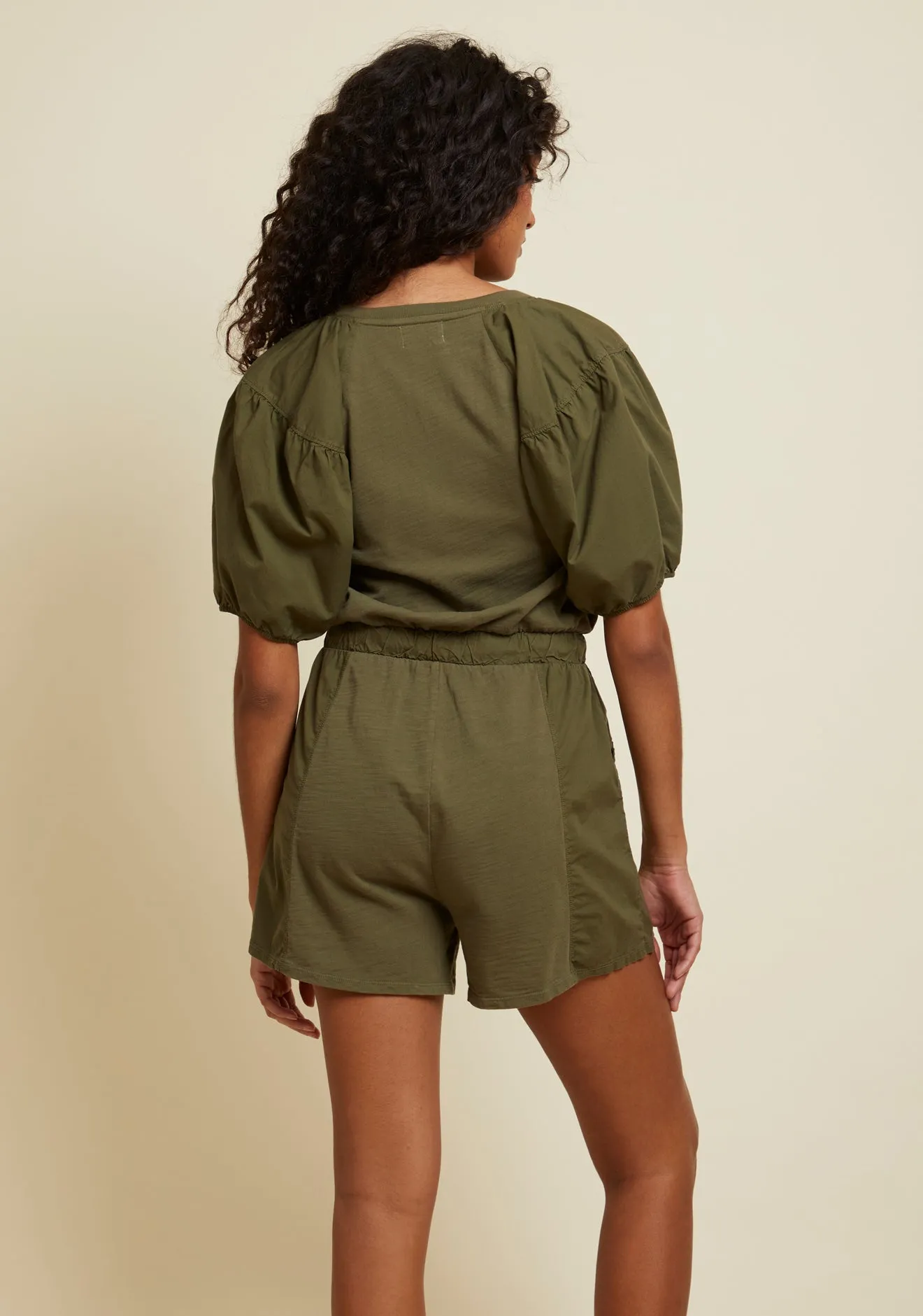 Nation LTD - Garner Combo Romper - Ivy sold by Jessie Boutique product image thumbnail 3