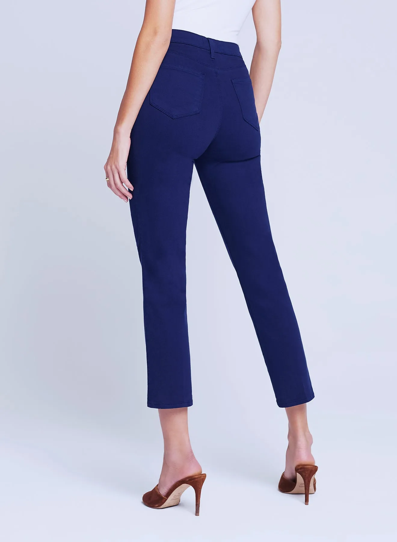 L’agence - Alexia H/R Crop Cigarette - Midnight sold by Jessie Boutique product image thumbnail 3