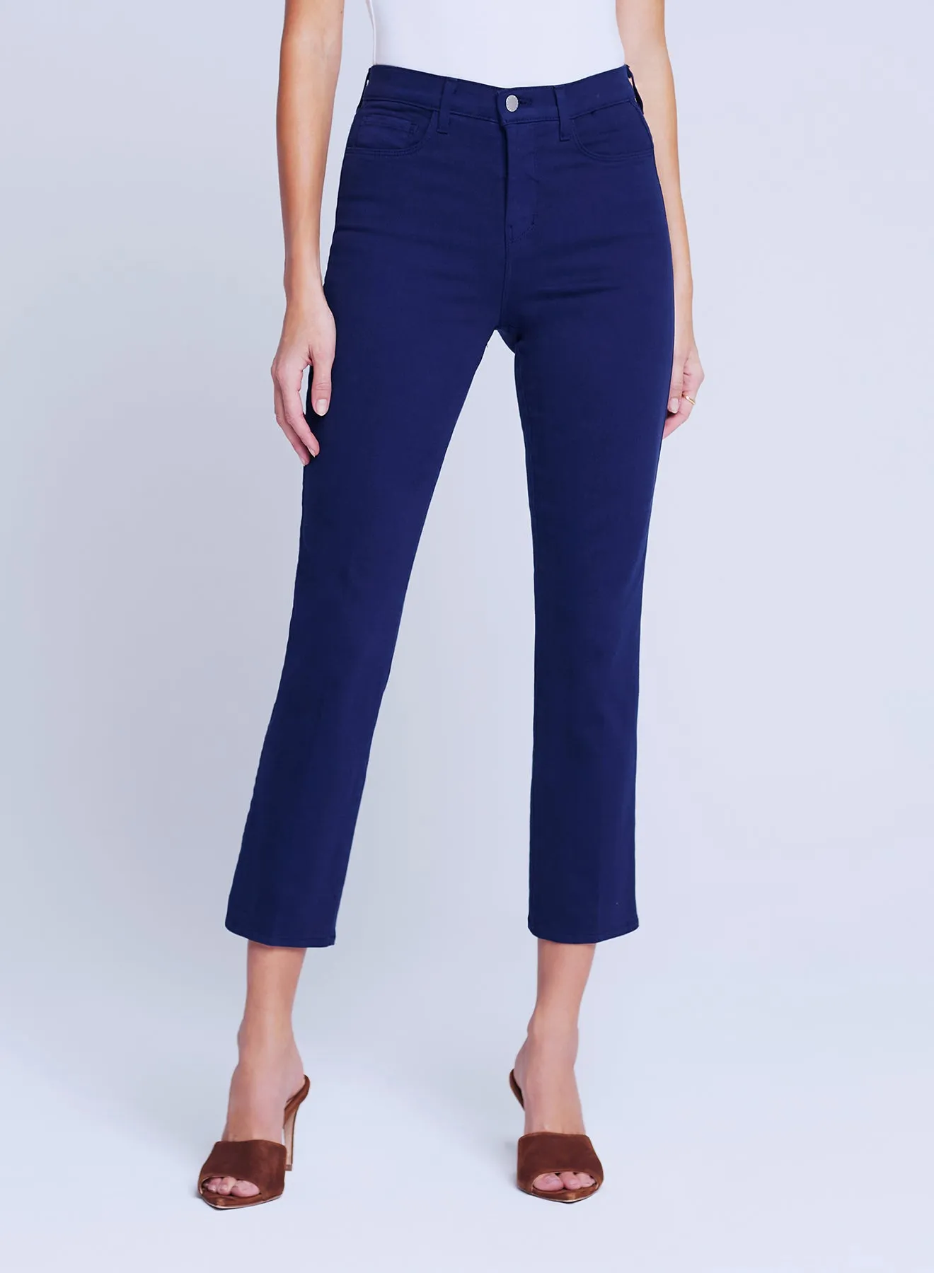 L’agence - Alexia H/R Crop Cigarette - Midnight sold by Jessie Boutique product image thumbnail 2