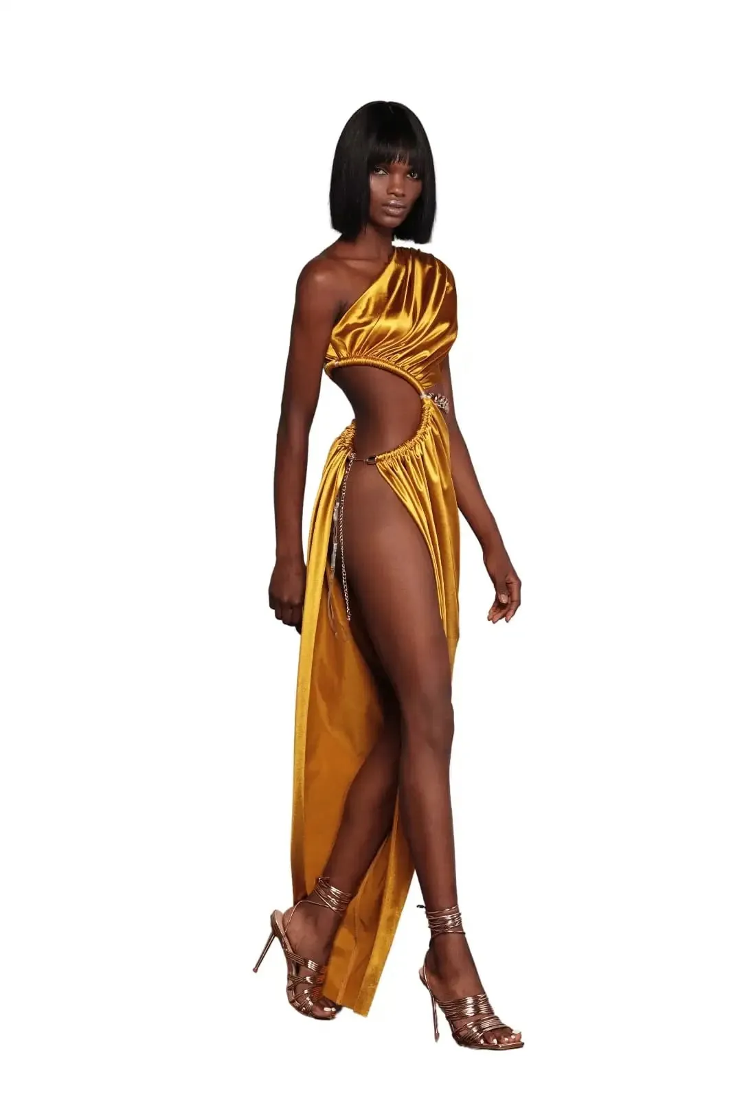 Bronx and Banco - Jamilia Gold Gown - Gold sold by Jessie Boutique product image thumbnail 2