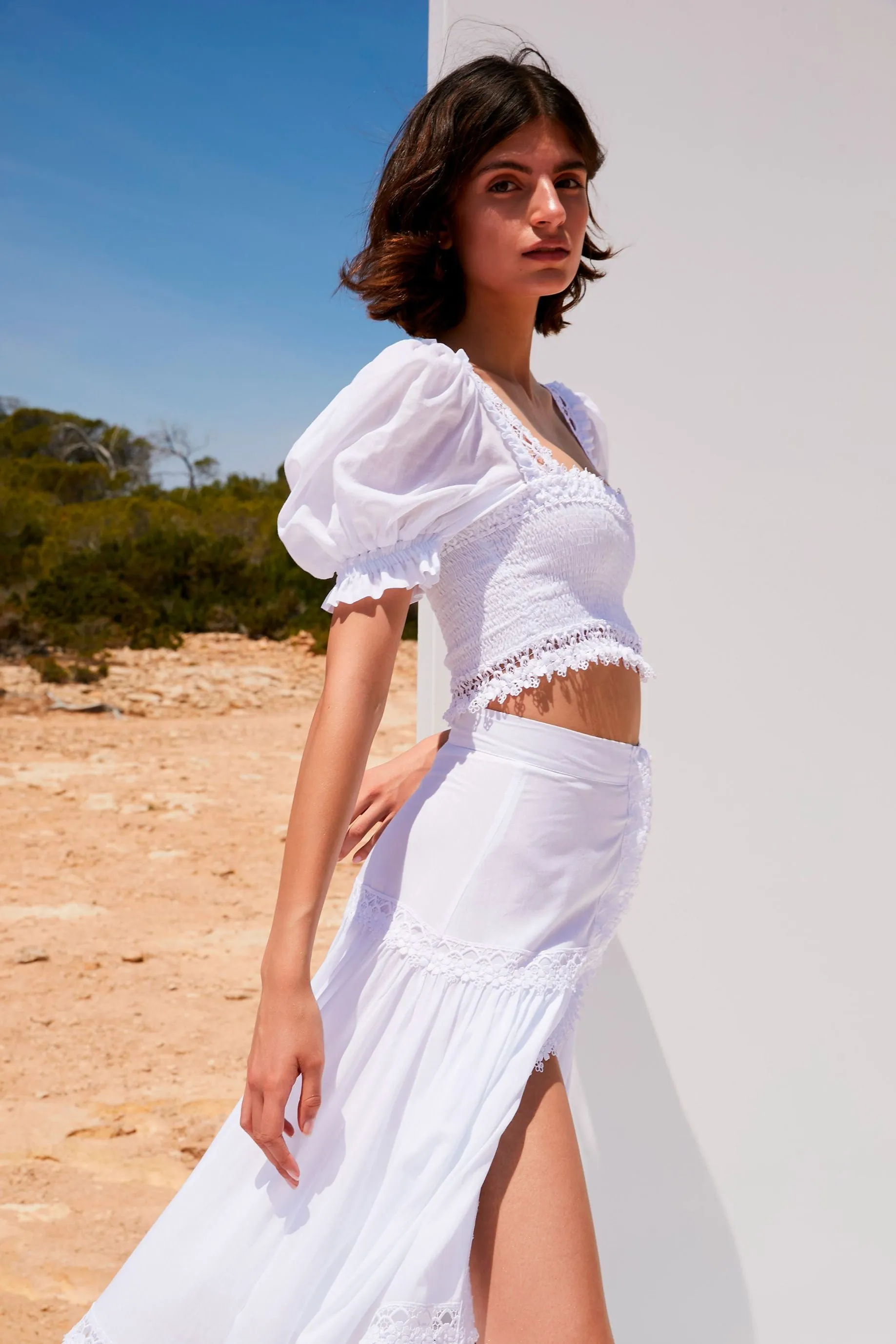 Charo Ruiz - Top Judy - White sold by Jessie Boutique product image thumbnail 4