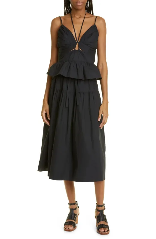 Ulla Johnson - Fernanda Skirt - Noir sold by Jessie Boutique