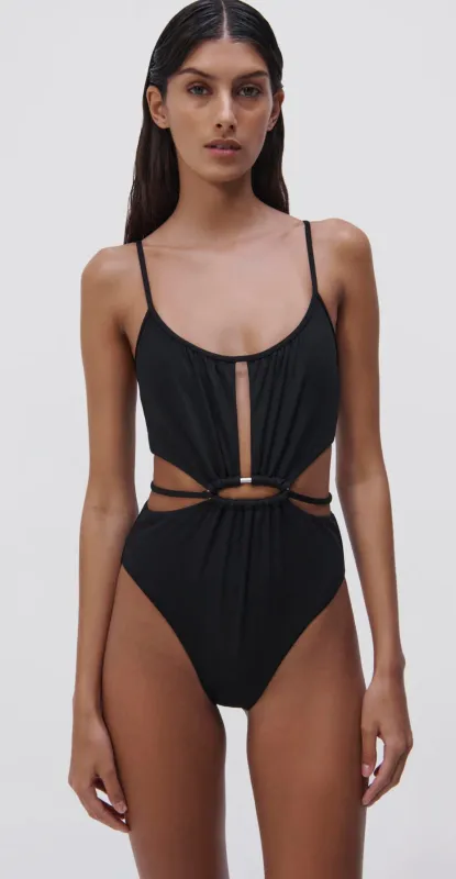 Simkhai - Genesis One Piece - Black sold by Jessie Boutique