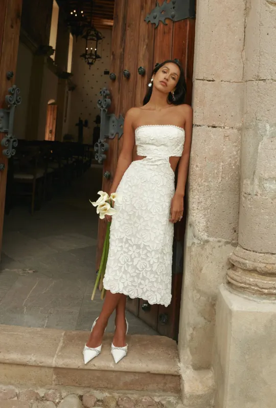 Waimari - Amor Meu Dress - White sold by Jessie Boutique