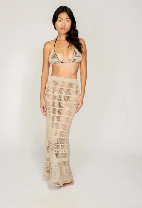 Peixoto - Ellis Skirt - Tyrona Tan sold by Jessie Boutique