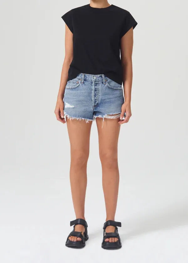 Agolde - Parker Vintage Cut Off Short - Grudge sold by Jessie Boutique