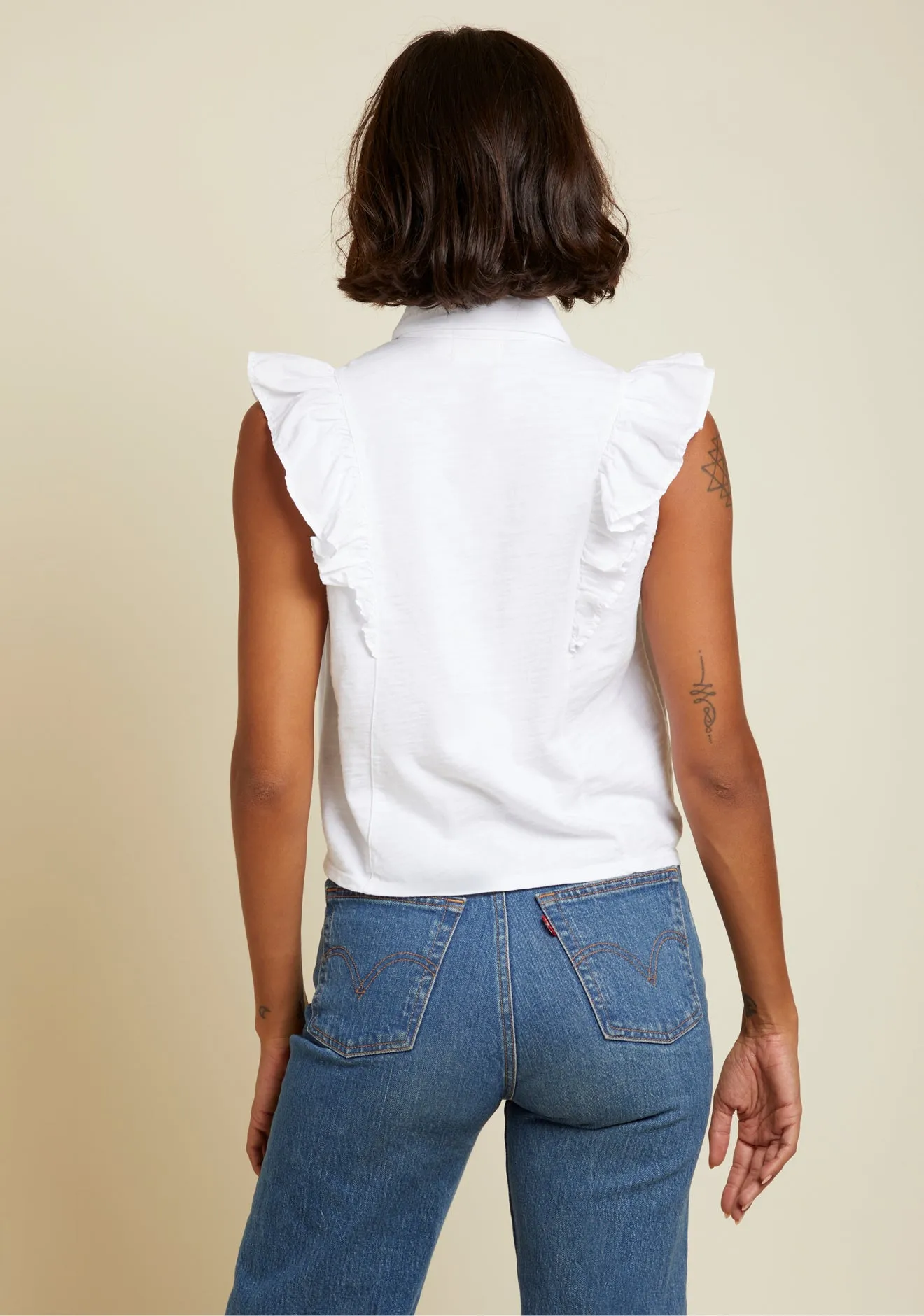 Nation LTD - Archer Top - Optic White sold by Jessie Boutique product image thumbnail 4