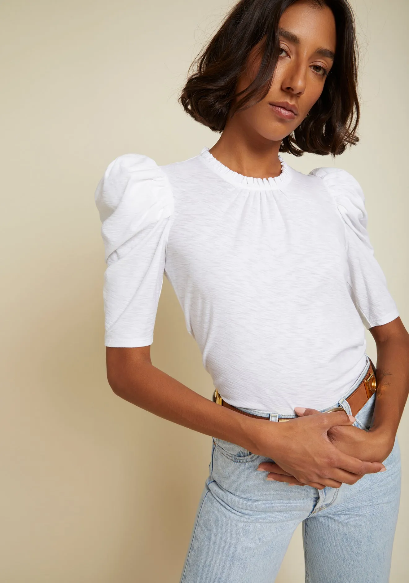 Nation LTD - Emma Tee - White sold by Jessie Boutique product image thumbnail 3