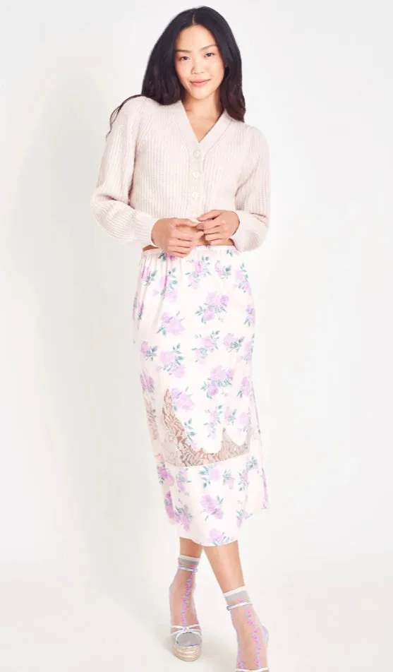 Loveshackfncy - Fayette Midi Skirt - Mauve Rose sold by Jessie Boutique