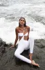 La Sirene - Nina Catsuit - White sold by Jessie Boutique