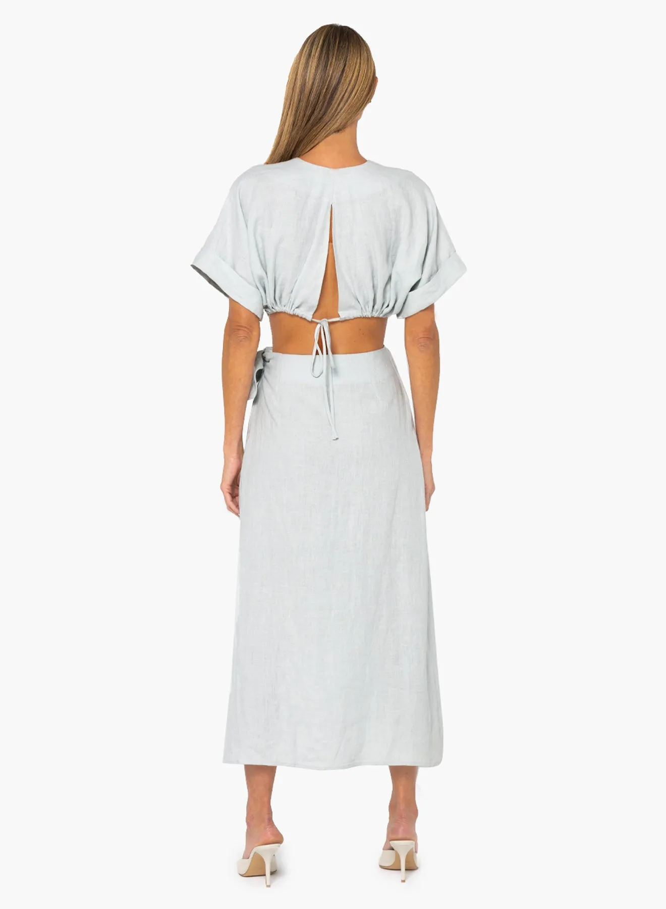 JBQ - Devon Midi Dress - Seafoam sold by Jessie Boutique product image thumbnail 2