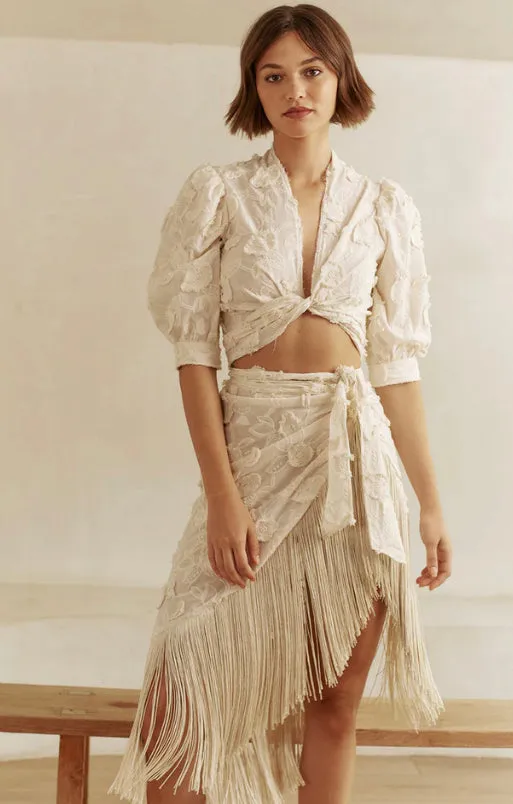 JBQ - Vera Skirt - Vanilla sold by Jessie Boutique product image thumbnail 3