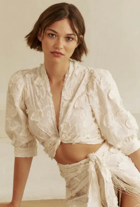 JBQ - Kali Top - Vanilla sold by Jessie Boutique