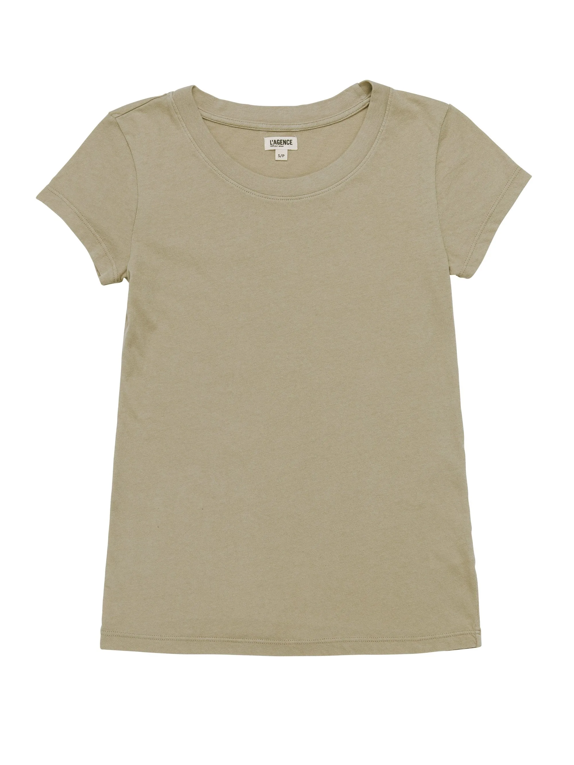 L'agence - Cory S/S Crew Neck Tee - Biscuit sold by Jessie Boutique product image thumbnail 5