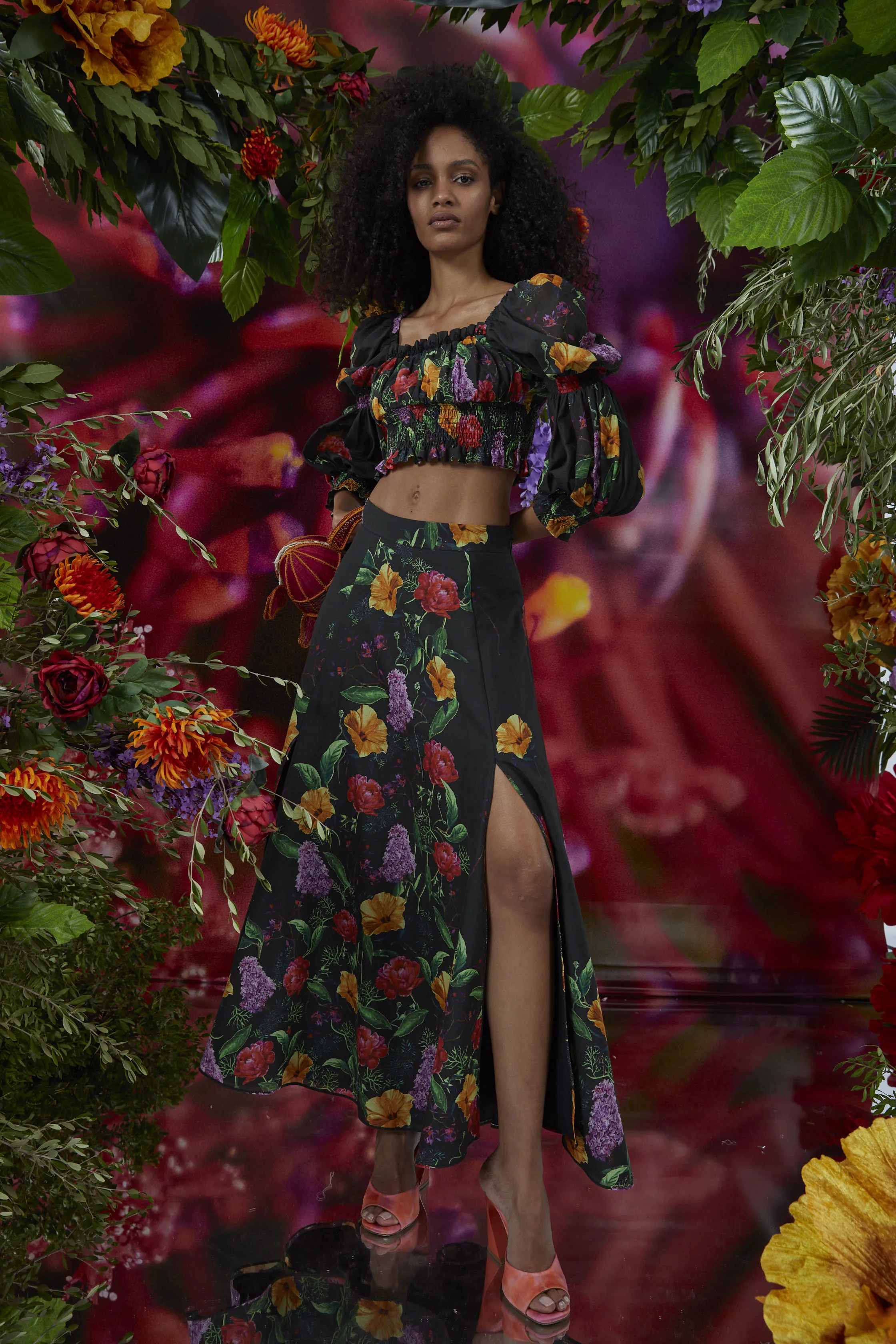 Charo Ruiz - Tana Long Skirt - Black Bonita sold by Jessie Boutique