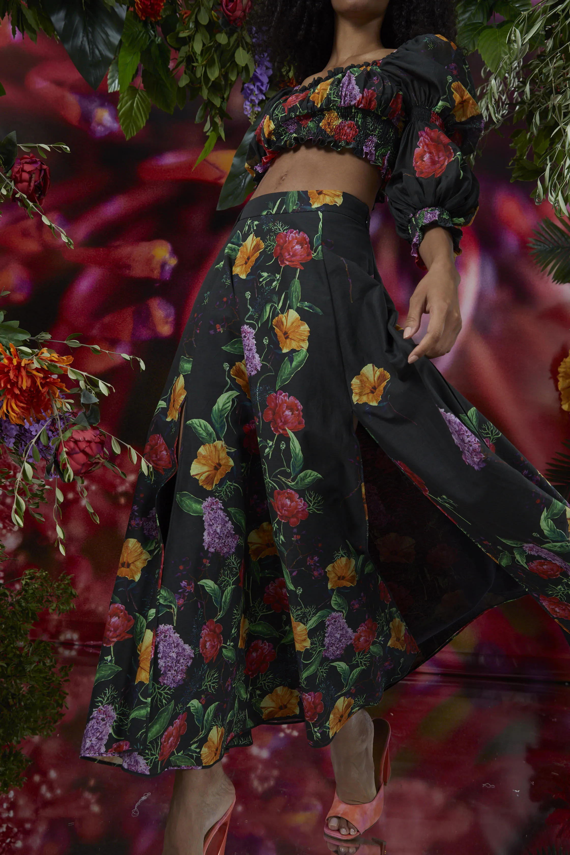 Charo Ruiz - Tana Long Skirt - Black Bonita sold by Jessie Boutique product image thumbnail 3