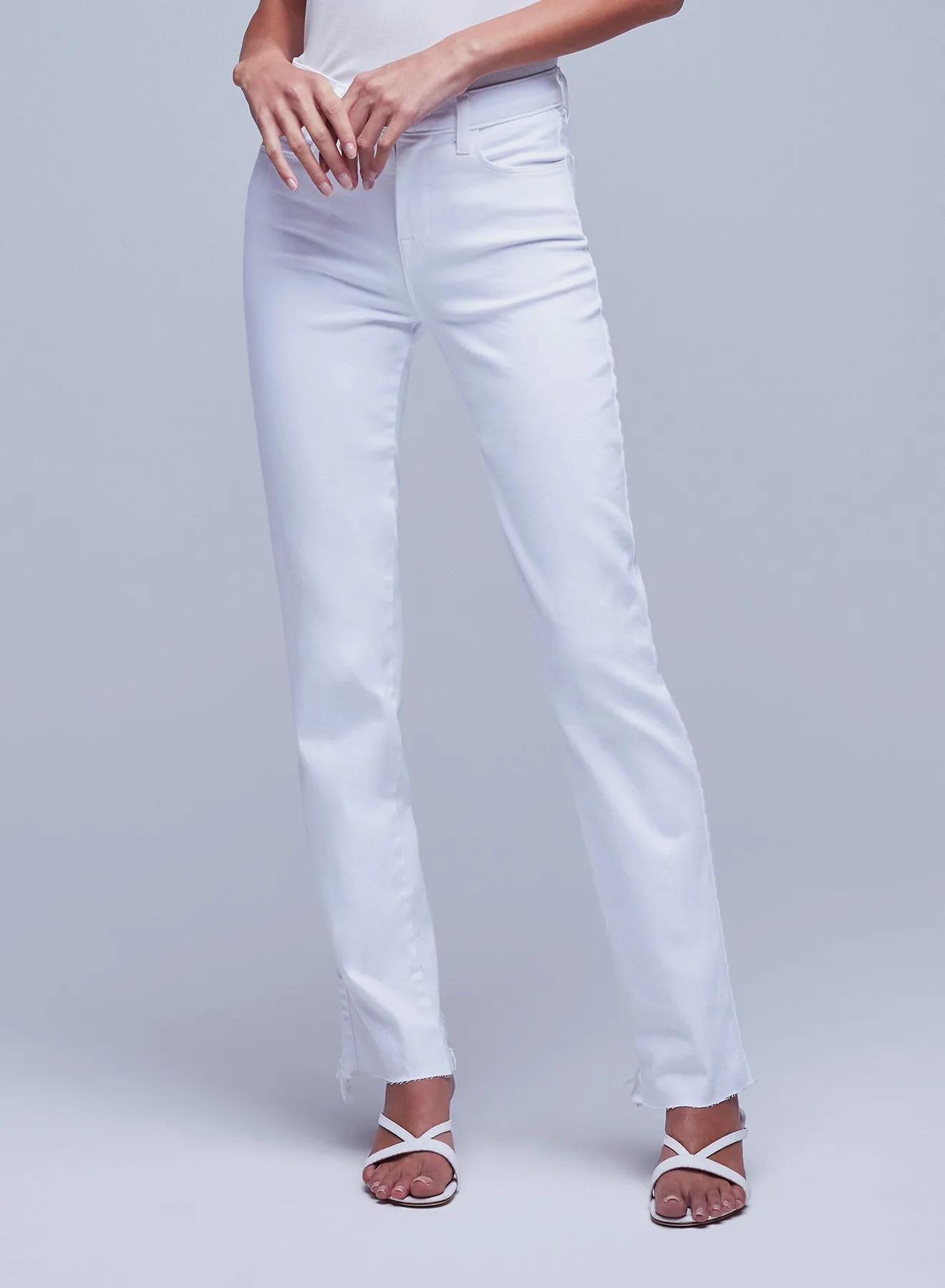 L’agence - Draya Jean - Blanc sold by Jessie Boutique product image thumbnail 4