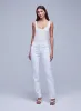 L’agence - Draya Jean - Blanc sold by Jessie Boutique