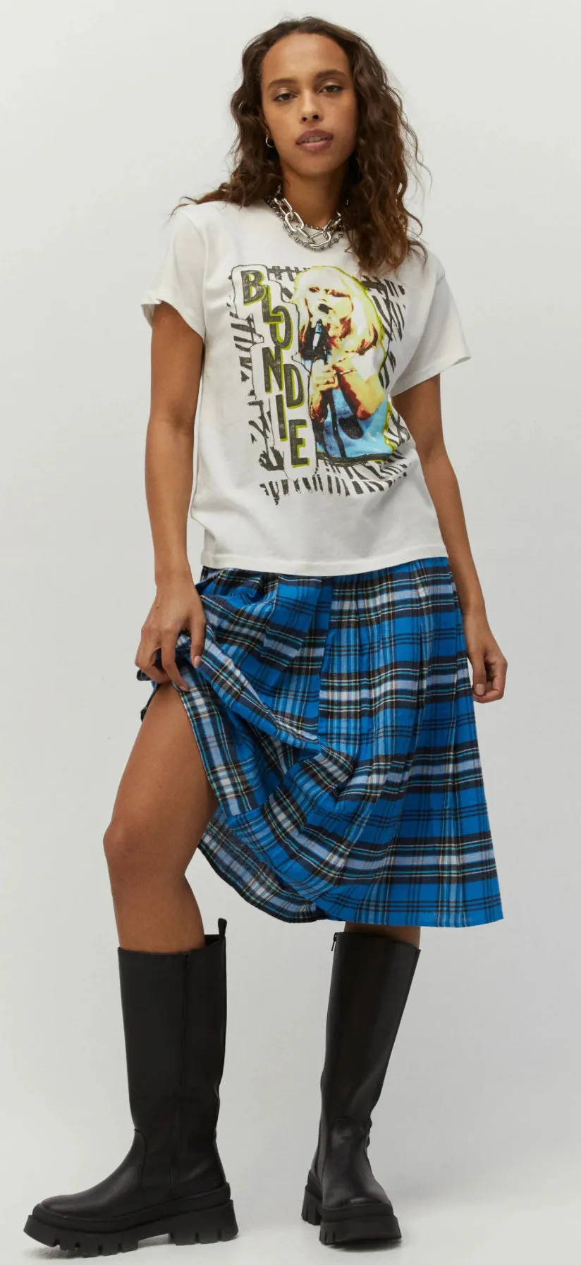 Daydreamer - Blondie Live 1977 Tour Tee - Vintage White sold by Jessie Boutique product image thumbnail 3