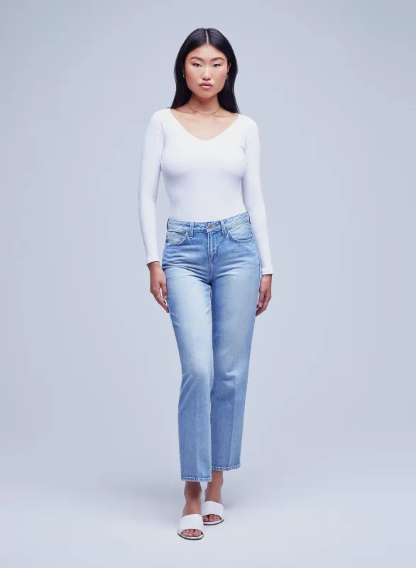 L’agence - Winona Bodysuit - White sold by Jessie Boutique