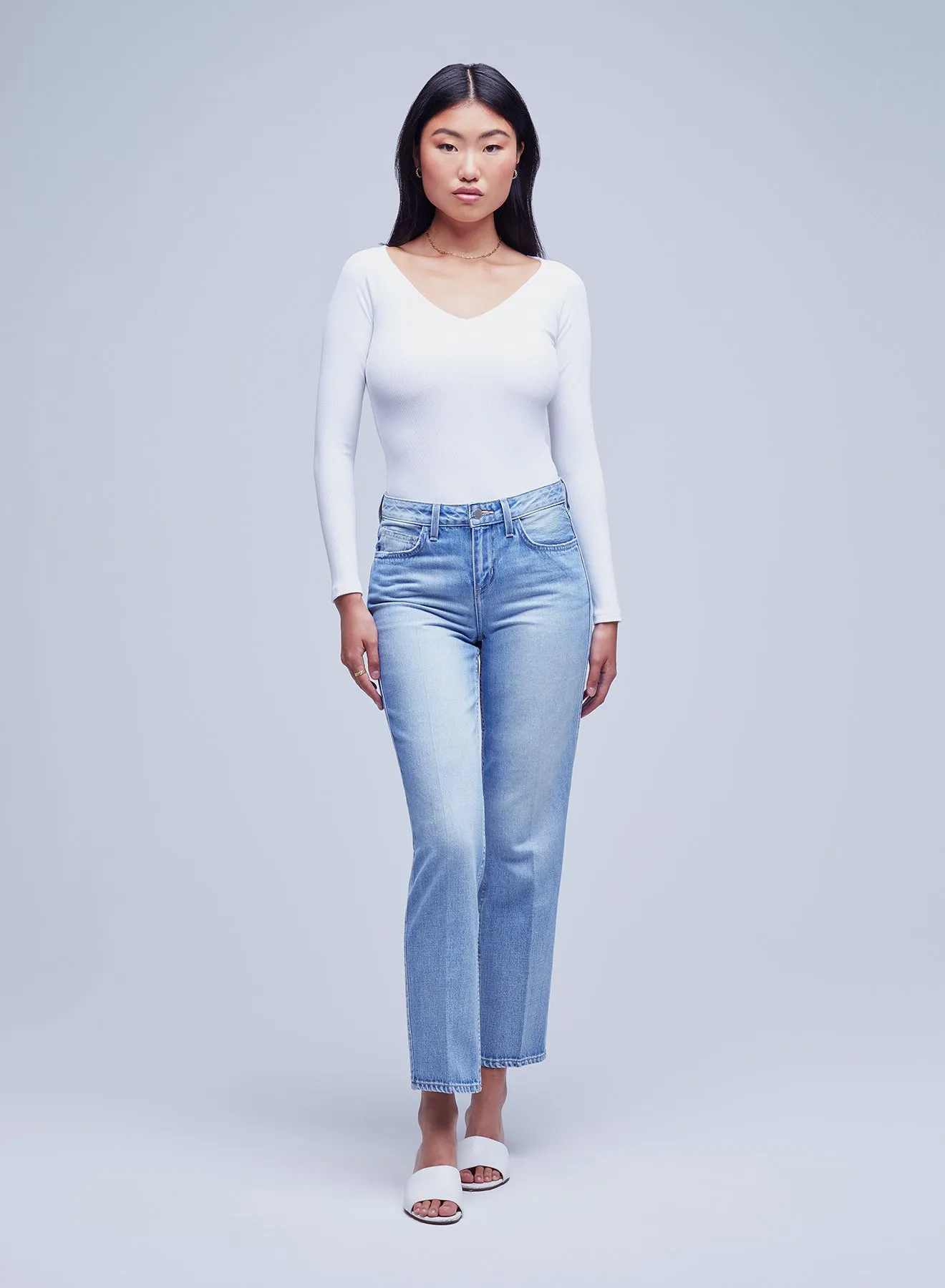 L’agence - Winona Bodysuit - White sold by Jessie Boutique