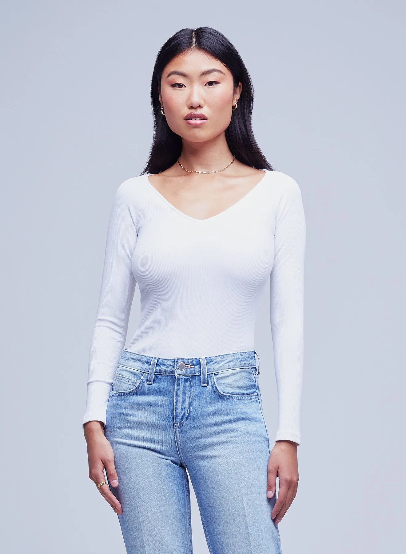 L’agence - Winona Bodysuit - White sold by Jessie Boutique product image thumbnail 2