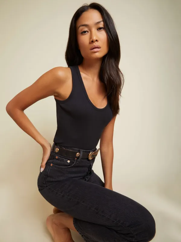 Nation LTD - Stella Tank - Jet Black sold by Jessie Boutique
