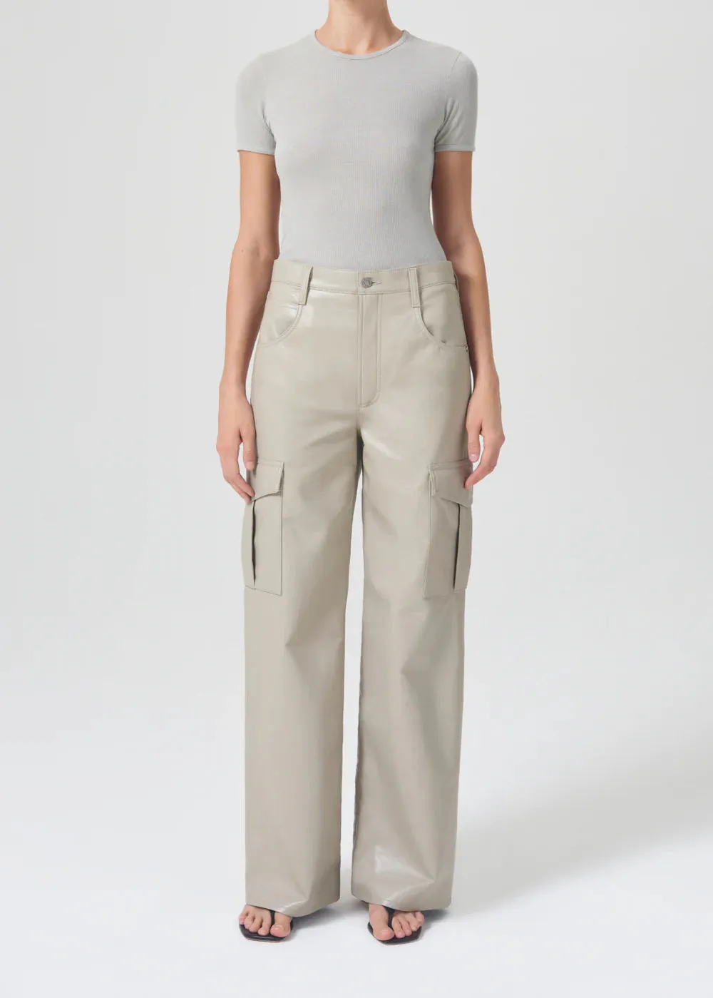 Agolde - Abbie Tee - Rice Paper sold by Jessie Boutique