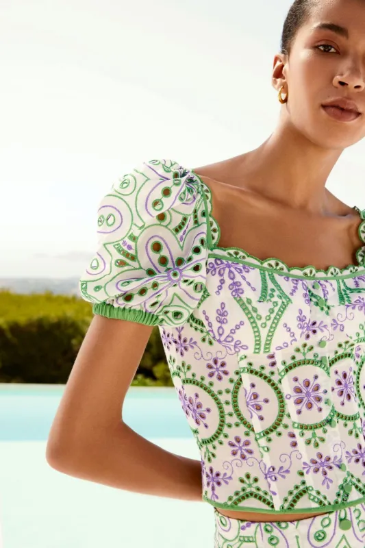 Charo Ruiz - Top Ella - Lilac Fruition sold by Jessie Boutique