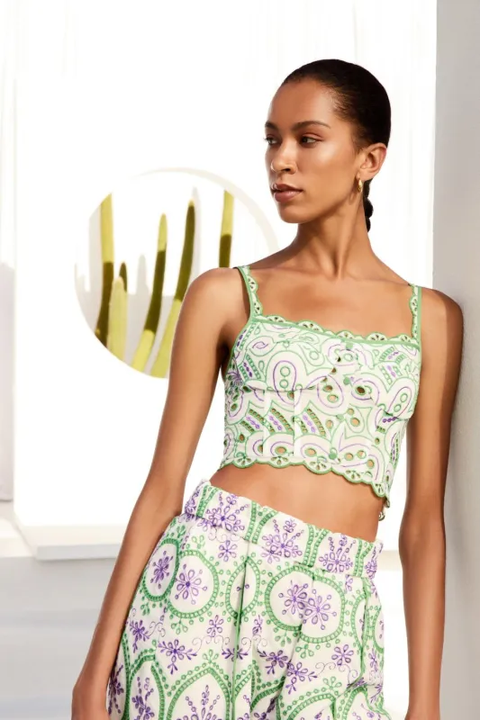 Charo Ruiz - Top Tessa - Lilac Fruition sold by Jessie Boutique