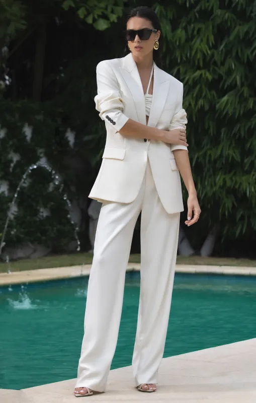 Nonchalant - Luciana Blazer - Creme sold by Jessie Boutique
