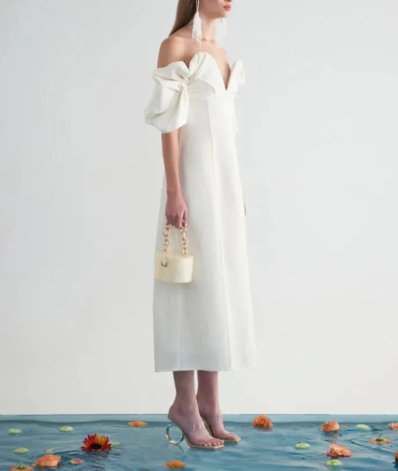 Cult Gaia - Muna Dress - Off White sold by Jessie Boutique product image thumbnail 3
